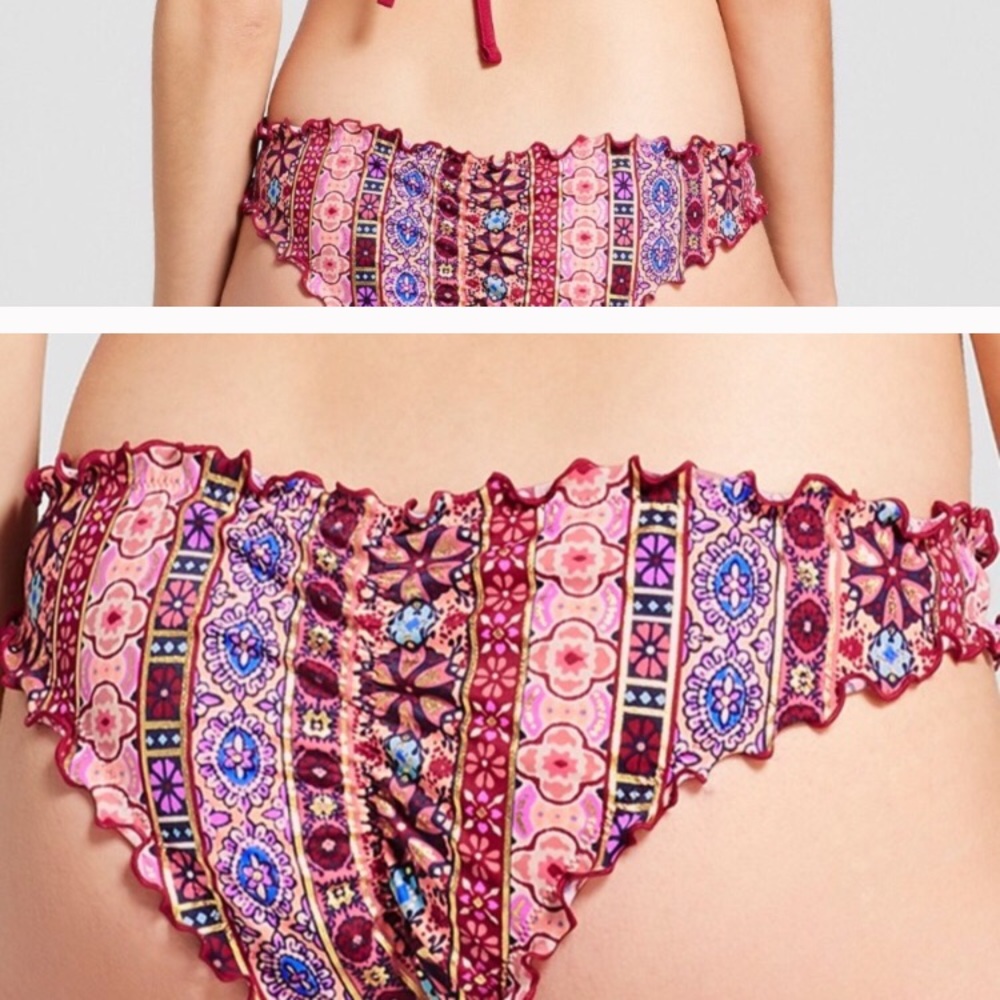 SCRUNCHY BIKINI BOTTOMS SIZE L